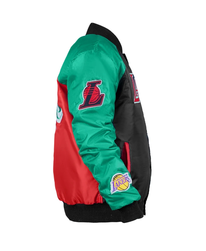 Buy Ty Mopkins LA Lakers Color Block Jacket For Men And Women