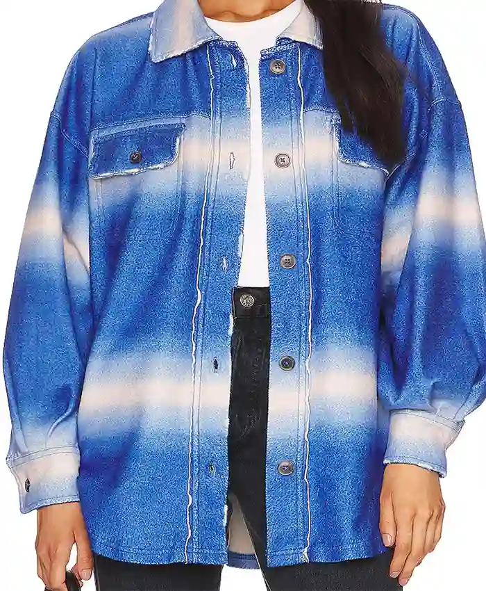 Buy Unsellable Houses Season 07 Leslie Davis Blue And White Tie Dye Jacket For Men And Women