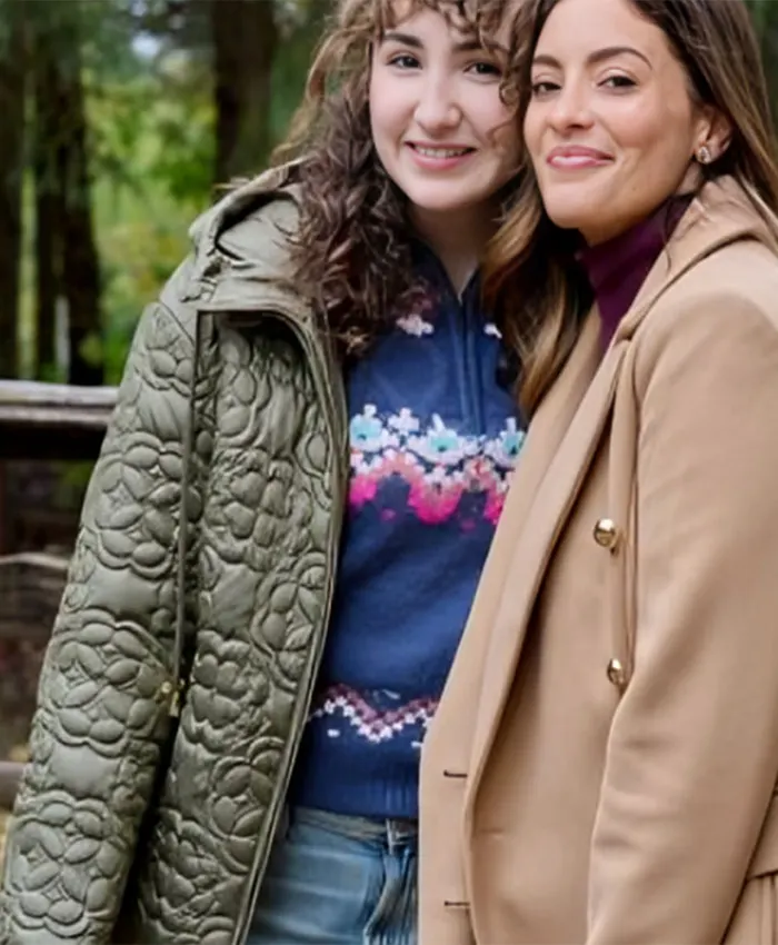 Buy Vanessa Burghardts A Dance In The Snow Jenny Green Puffer Hooded Jacket For Unisex