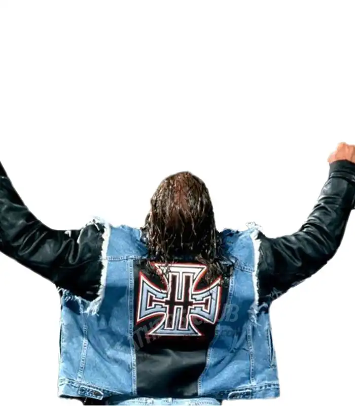 Alternative view of WWE Triple H Denim Blue Vest