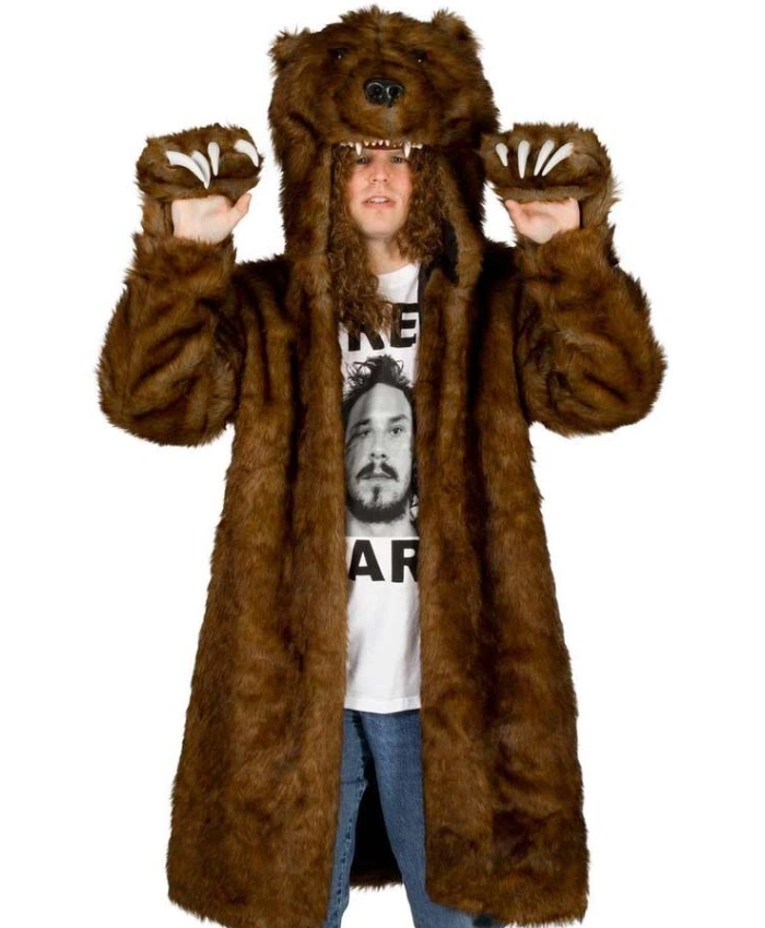 Buy Workaholics Bear Brown Fur Coat