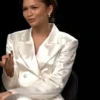 Buy Zendaya The Odyssey 2026 Movie Premiere White Satin Blazer