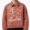 CJ x Carhartt x Nike Pink American Denim Jacket Mens