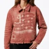 CJ x Carhartt x Nike Pink American Denim Jacket Womens