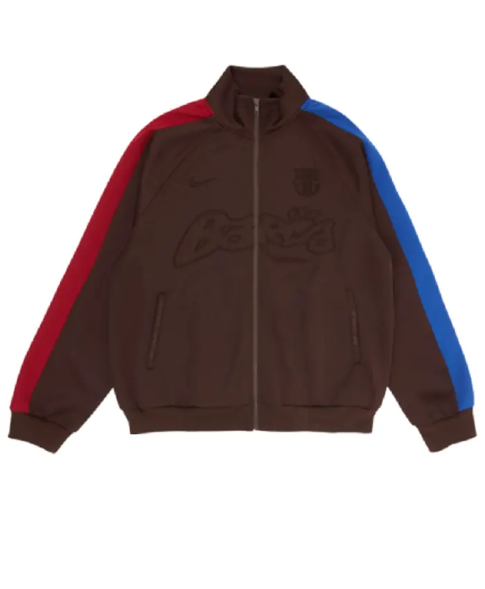 CJ X FCB Barca Retro Anthem Track Jacket