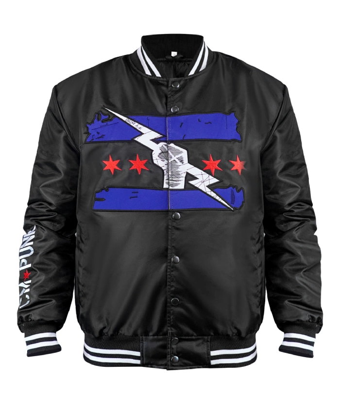 CM Punk Bomber Chicago Made Jacket
