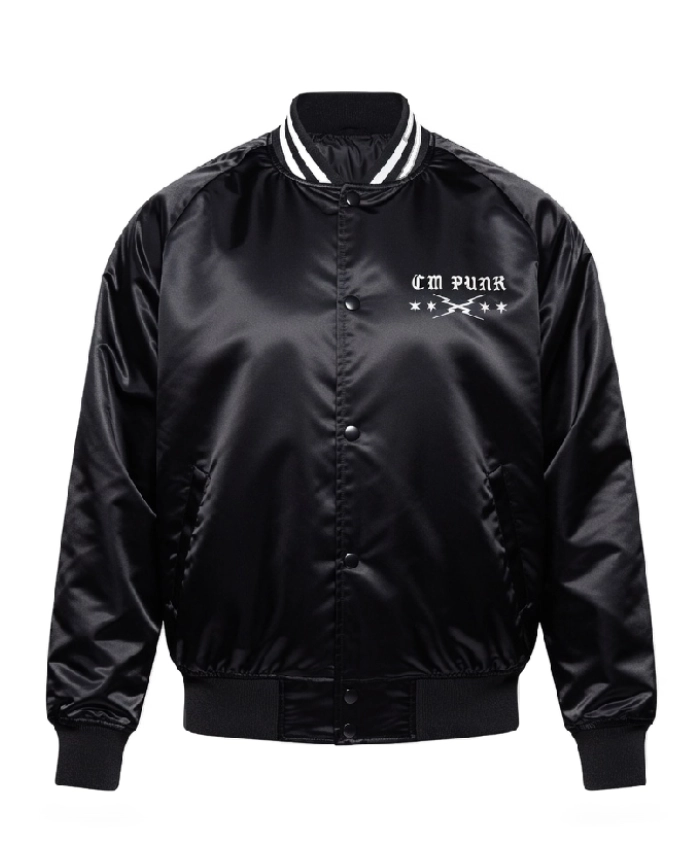 CM Punk Chicago Blackhawks Cashmere Jacket