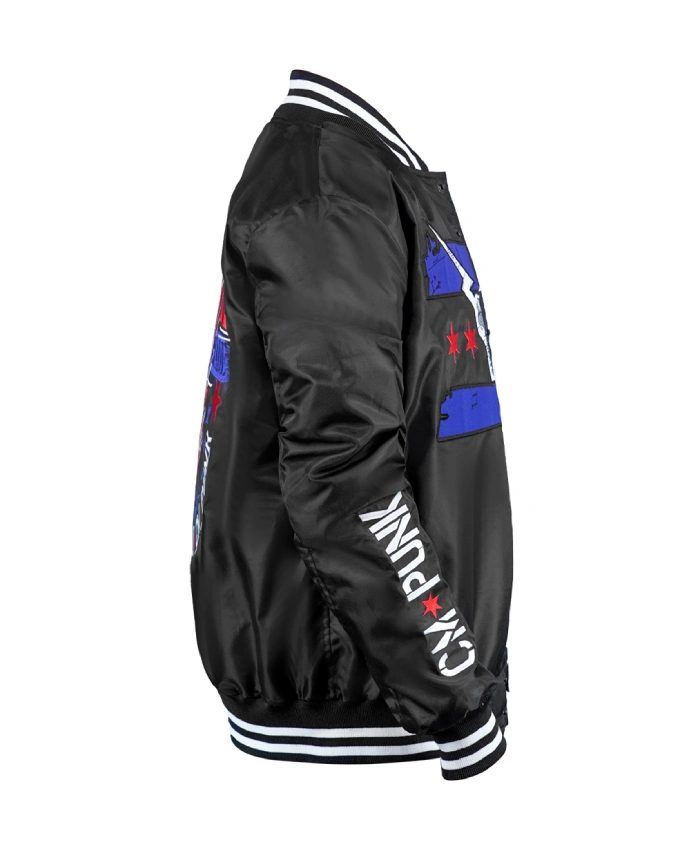CM Punk Chicago Made Bomber Jacket For Men And Women