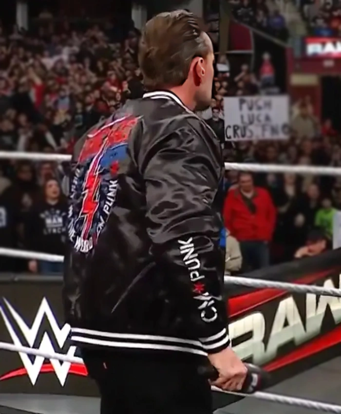 CM Punk Chicago Made Bomber Jacket