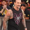 CM Punk Monday Night RAW 2025 Black Tank Top