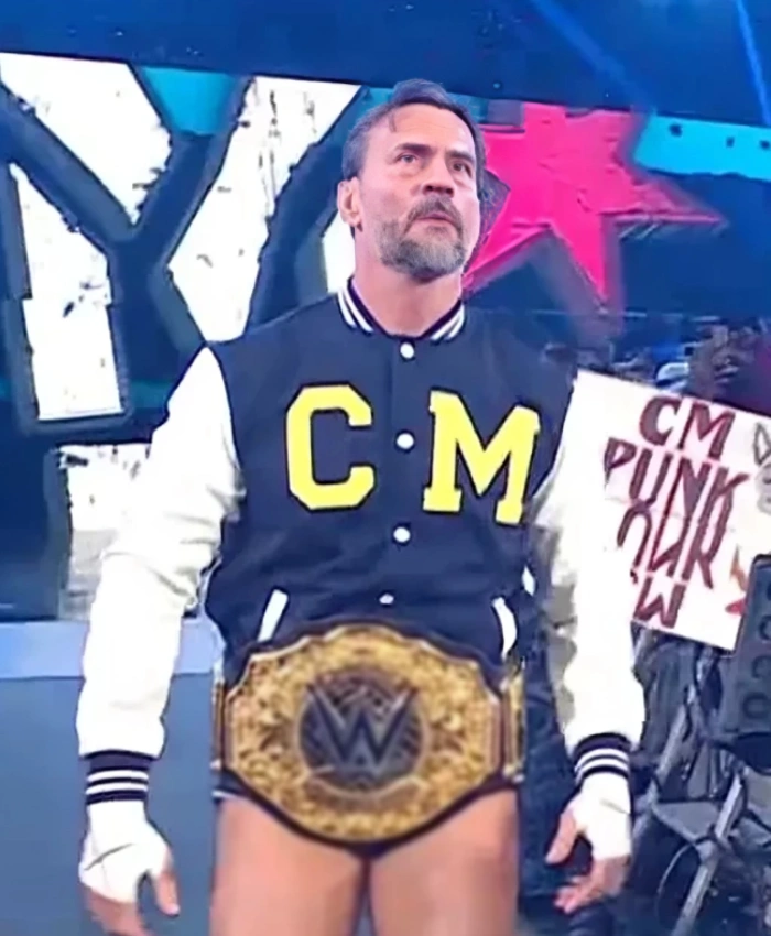 CM Punk Steiner Bros University Of Michigan Jacket