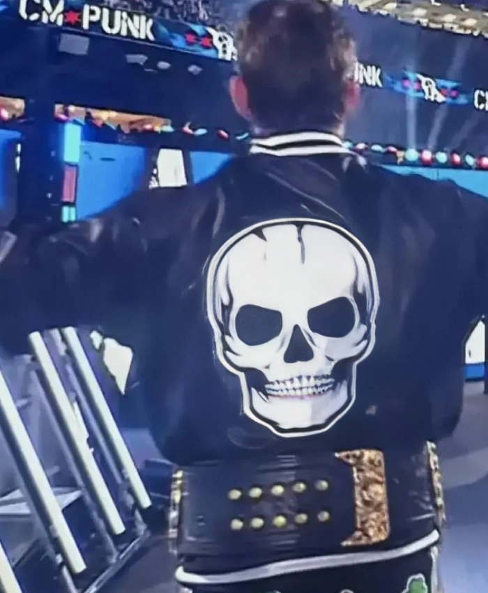 CM Punk Survivor Series 2025 Larrys Dad Black Jacket