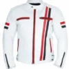 Cafe Racer Weston White Jacket