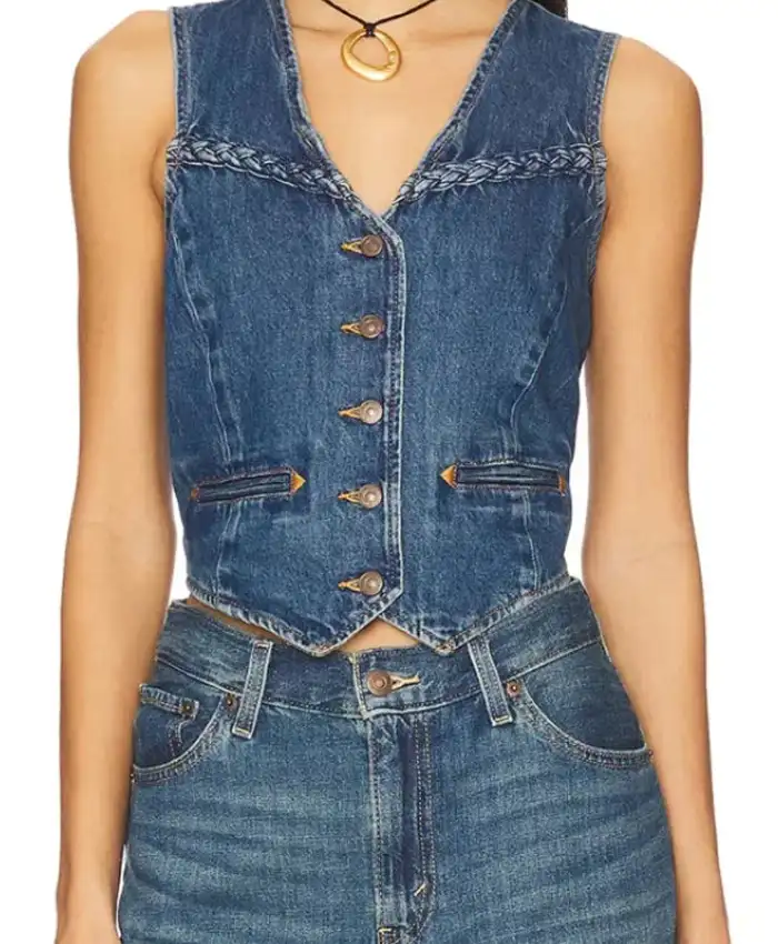 Cait Fairbanks The Young And The Restless Denim Vest