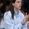 Caitlin Clark Cropped Blue Jacket