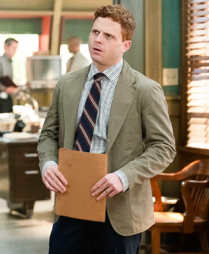 Bernard Randolf NCIS Origins khaki Blazer