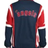California Angels Contender Tricot Track Full Zip Navy Jacket