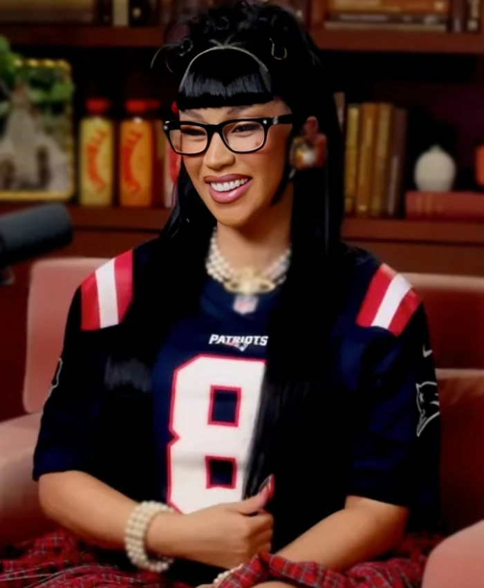 Call Her Dady Podcast 2025 Cardi B Stefon Diggs Sports Jersey