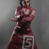 Camrus Johnson One Piece TV Series S02 Mr 5 Maroon Leather Coat