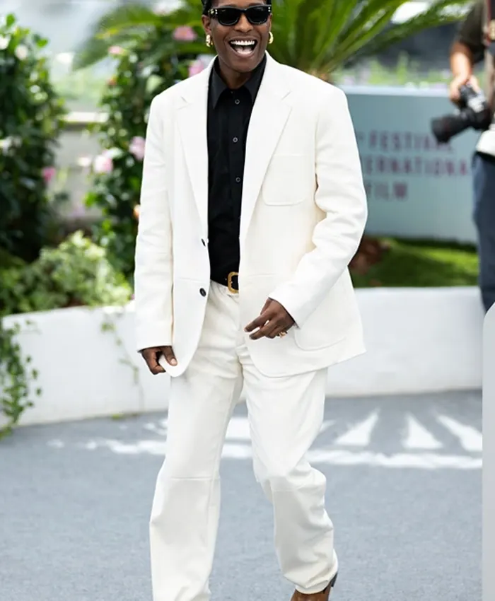 Cannes Film Festival 2025 A$AP Rocky White Suit