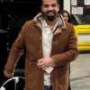 Cargojet 2026 Drake Brown Suede Leather Jacket