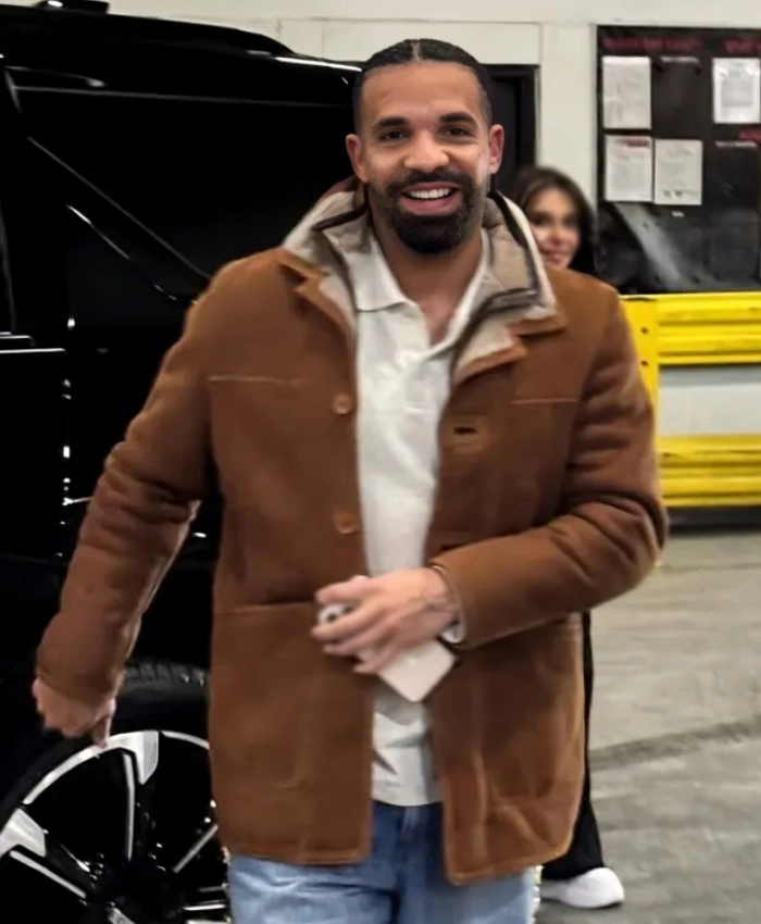 Cargojet 2026 Drake Brown Suede Leather Jacket