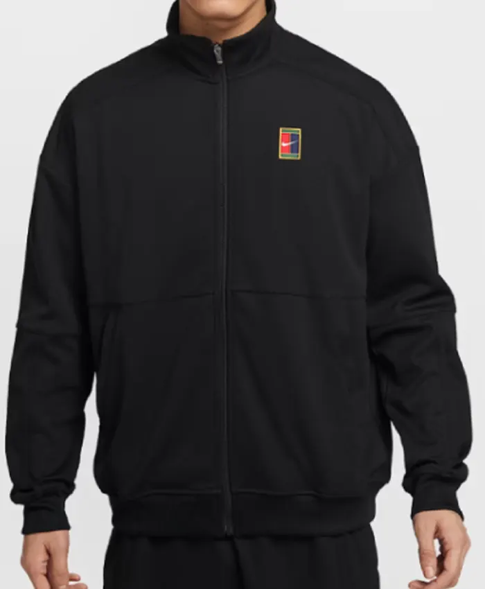 Alternative view of Carlos Alcaraz Italian Open 2025 Black Jacket