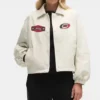 Carolina Hurricanes Heathered Bone Coachs Jacket