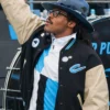 Carolina Panthers Cam Newton Black And Beige Jacket
