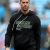 Carolina Panthers Coach Dave Canales 2025 Black Crucial Catch Sideline Hoodie