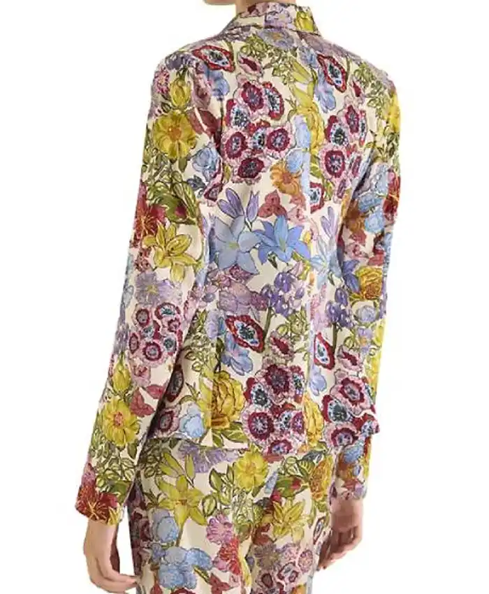 Elsbeth S02 Carrie Preston Floral Blazer - Image 3