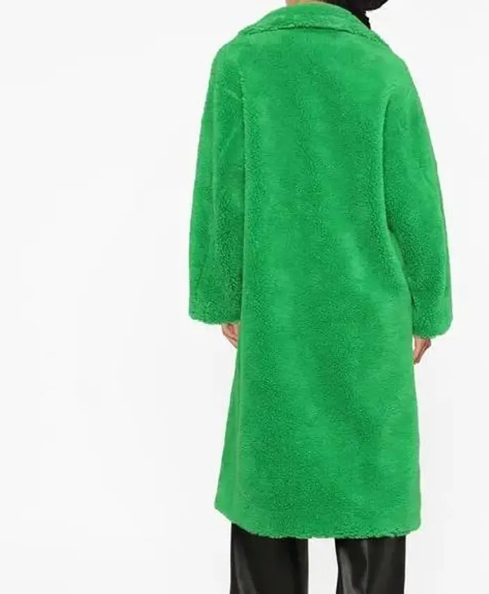 Elsbeth S02 Carrie Preston Green Fur Coat - Image 4
