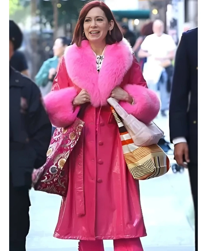 Carrie Preston Elsbeth S3 Fur Trim Coat - Image 2