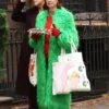 Carrie Preston Elsbeth Tv Sereis S03 Elsbeth Tascioni Green Shaggy Coat