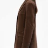 Carrie Series Miss Desjardin Suede Leather Coat For Women