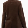 Carrie Series Miss Desjardin Suede Leather Coat Women