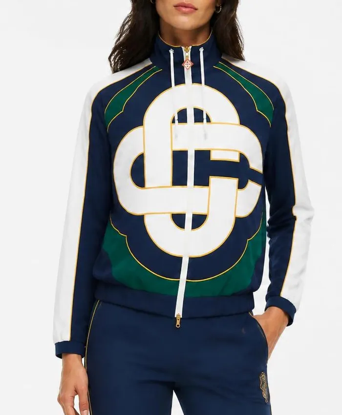 Casablanca Paris Check Applique Tracksuit Womens
