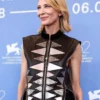 Cate Blanchett Father Mother Sister Brother Leather Brown Vest