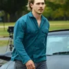 Caught Stealing 2025 Austin Butler Blue Jacket
