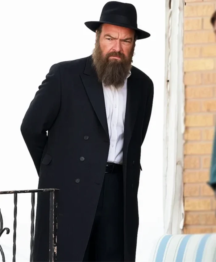 Caught Stealing 2025 Liev Schreiber Long Coat