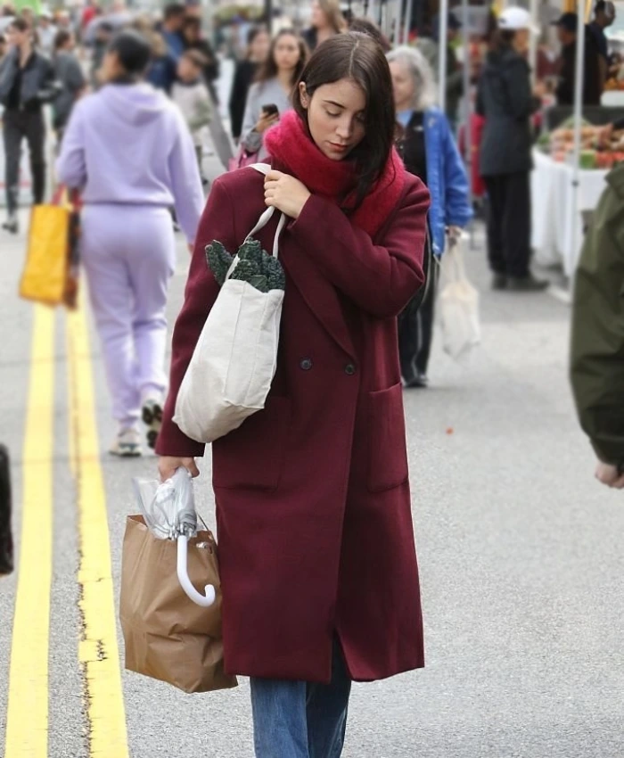 Alternative view of Caylee Cowan Los Angeles 2025 Double-Breasted Coat