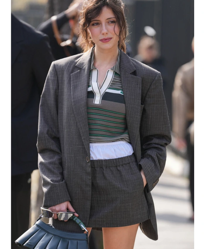 Celeste Dalla Porta Paris Fashion Show Blazer - Image 6