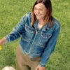 Celia Pacquola 2026 Dog Park Promo S01 Samantha Blue Denim Jacket