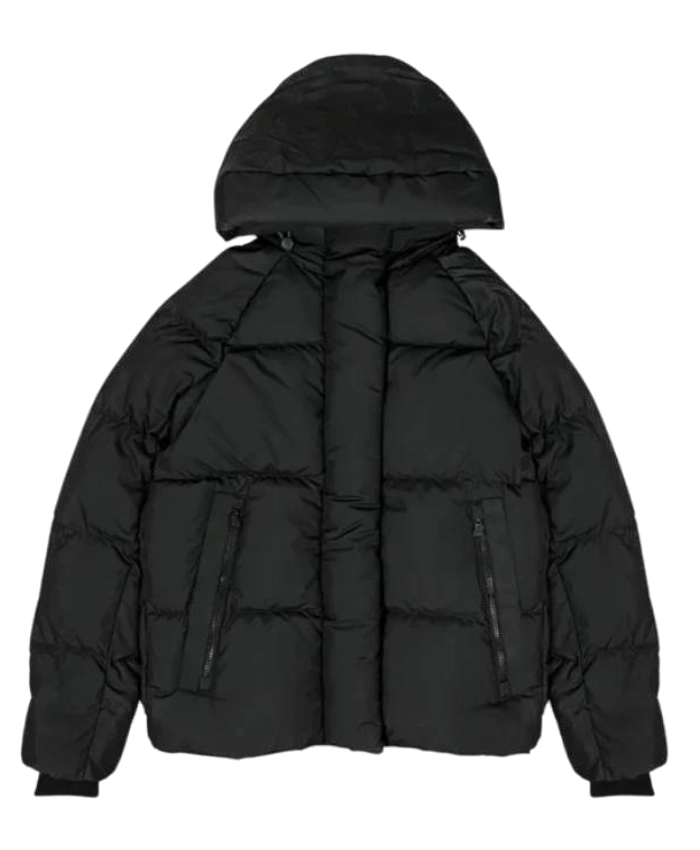 Central Cee Syna World Logo Blackout Puffer Jacket - Image 3