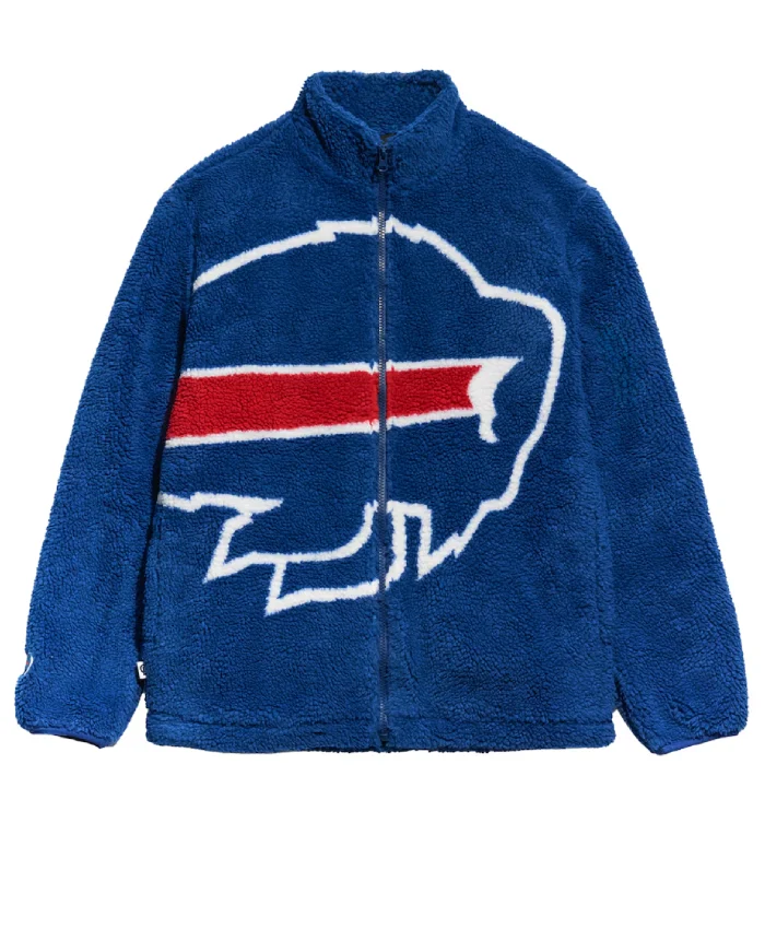 Buffalo Bills Chalk Line Big Logo Sherpa Jacket