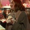 Champagne Problems 2025 Minka Kelly Brown Coat