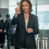 Champagne Problems Minka Kelly Black Blazer