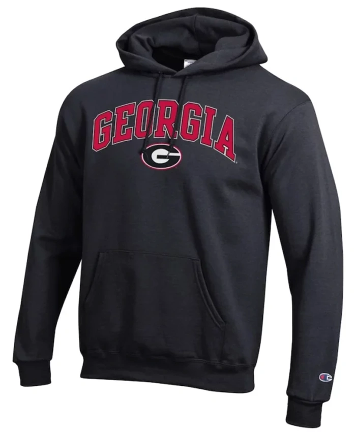Champion Georgia Bulldogs Black Pullover Hoodie