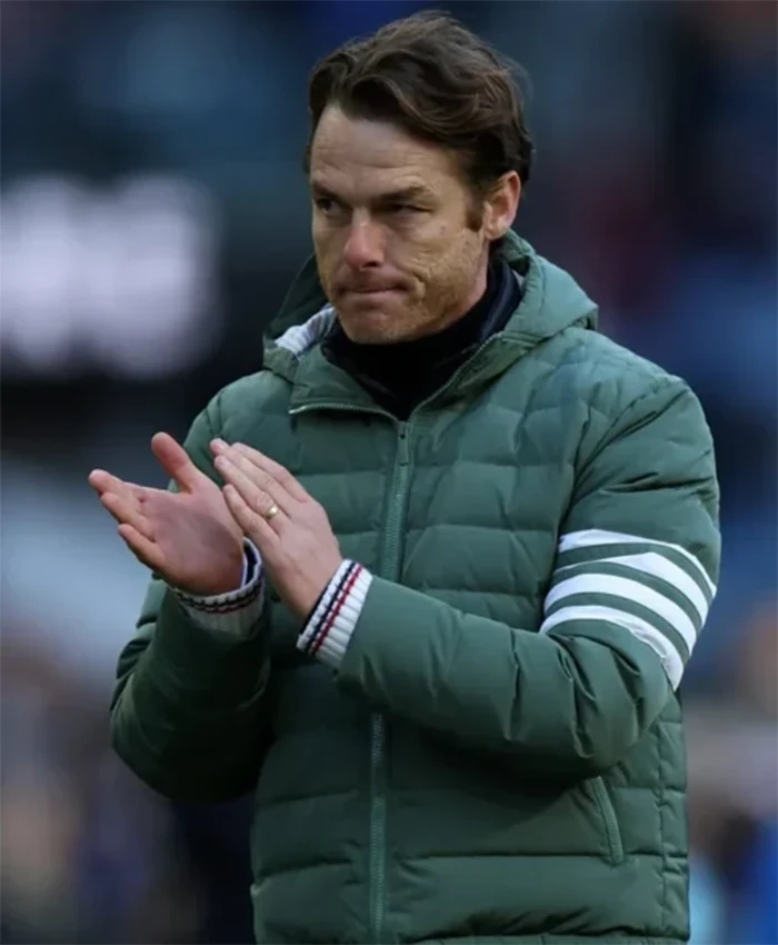 Championship 2025 Burnley Scott Green Puffer Hooded Jacket