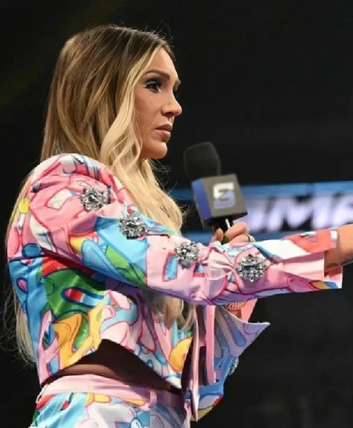 Charlotte Flair SmackDown Cropped Jacket - Image 3